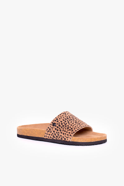 Chaussons Corky's Slumber Slide, Imprimé Léopard, Taille 8, Femmes, Neufs Sans Boîte